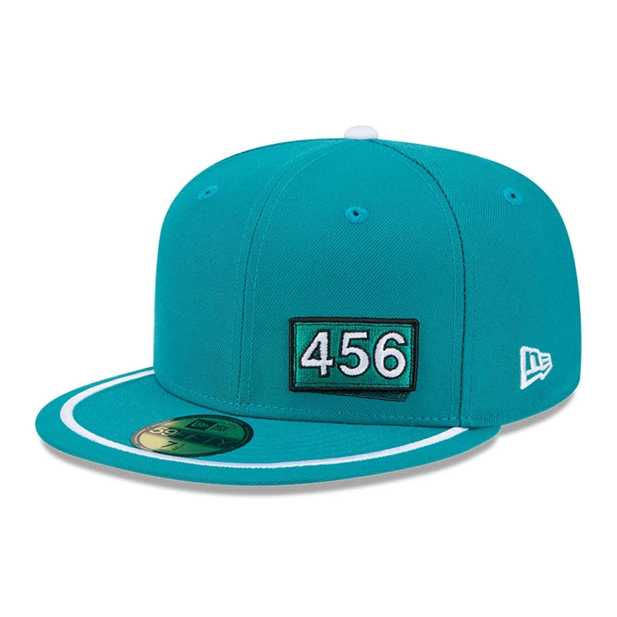 Netflix Squid Game 456 Patch Green 59FIFTY Fitted Cap-zelvios