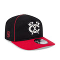 Chicago Blackhawks NHL Felt Logo Black 19TWENTY Adjustable Cap-zelvios