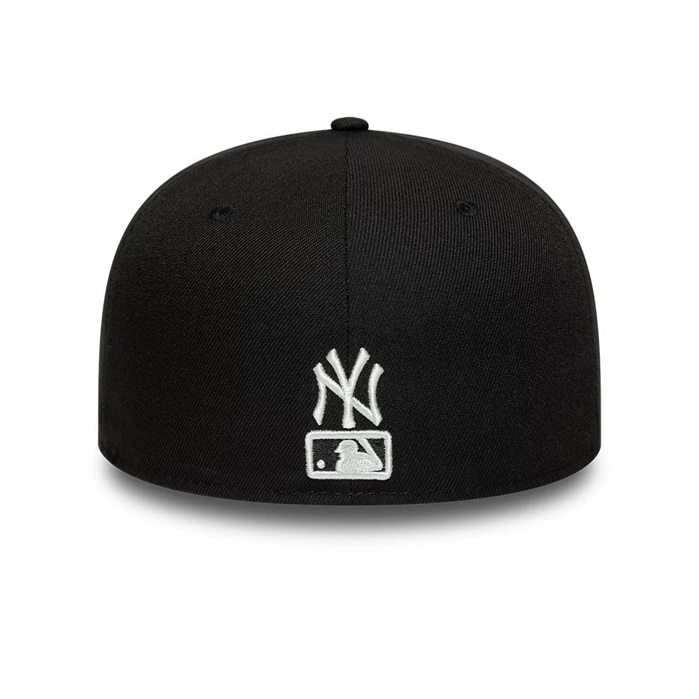New York Yankees MLB Faux Pearl Black 59FIFTY Fitted Cap-zelvios