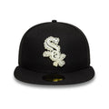 Chicago White Sox MLB Faux Pearl Black 59FIFTY Fitted Cap-zelvios