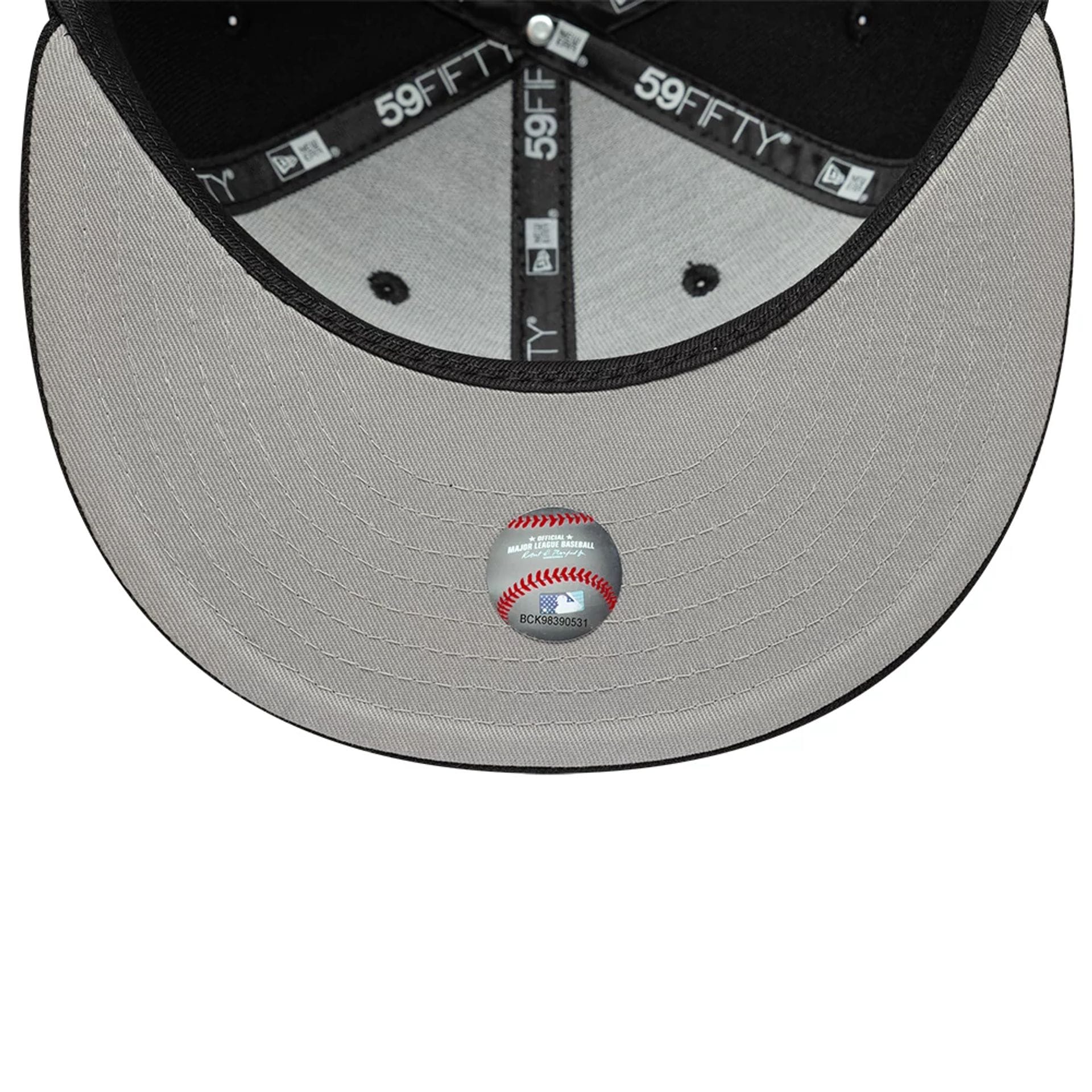 Detroit Tigers MLB Faux Pearl Black 59FIFTY Fitted Cap-kentox
