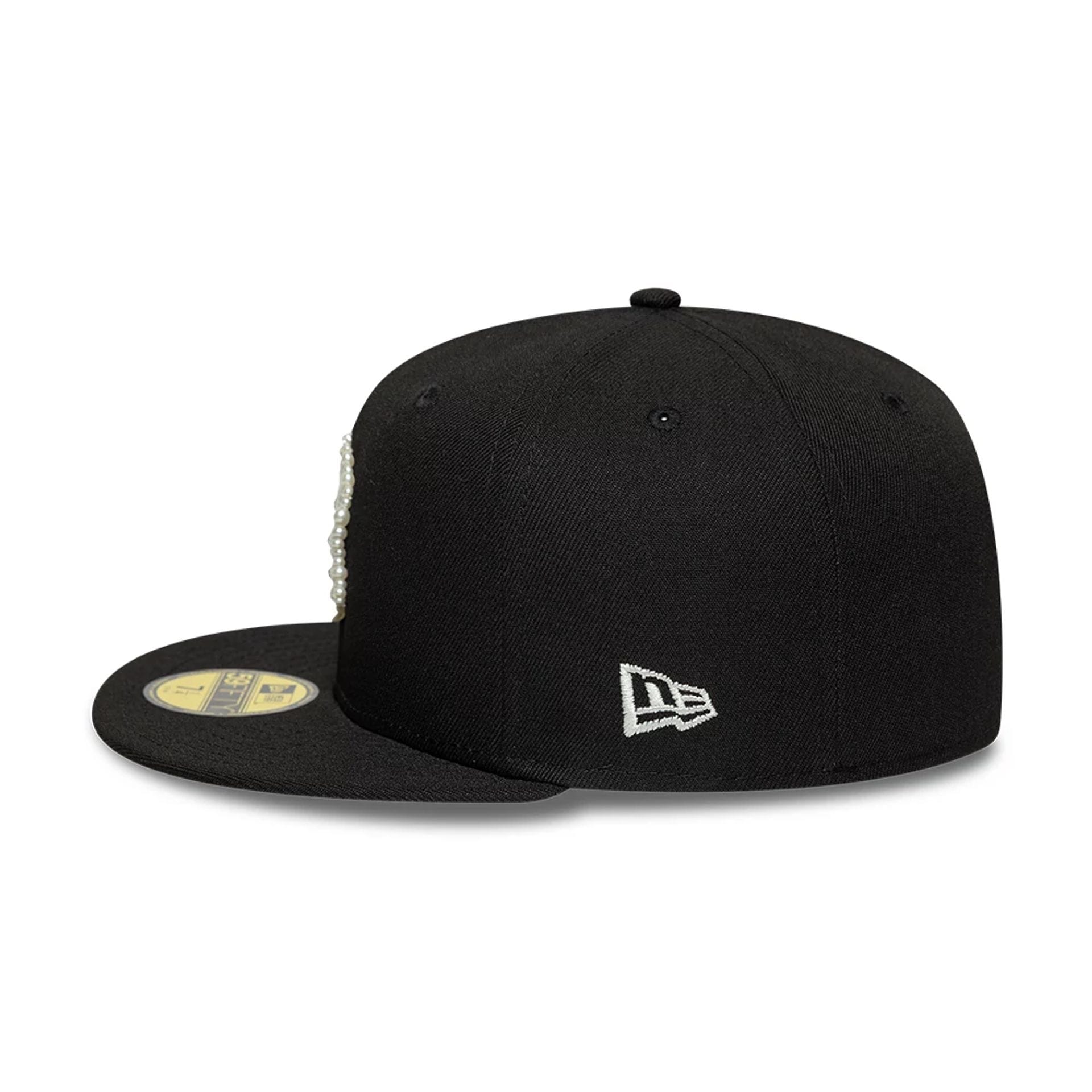 Detroit Tigers MLB Faux Pearl Black 59FIFTY Fitted Cap-kentox
