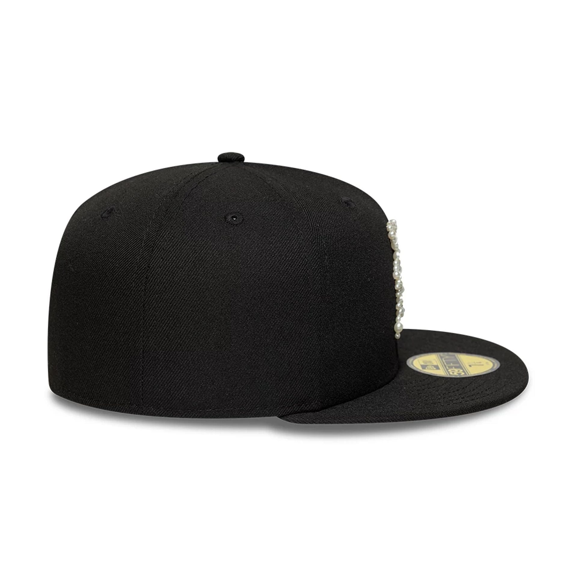 Detroit Tigers MLB Faux Pearl Black 59FIFTY Fitted Cap-kentox