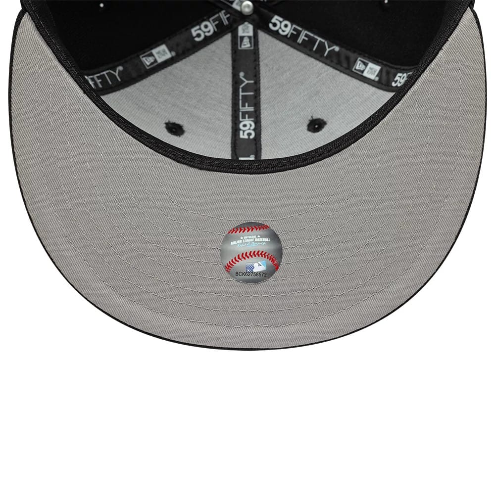 Oakland Athletics MLB Faux Pearl Black 59FIFTY Fitted Cap-zelvios