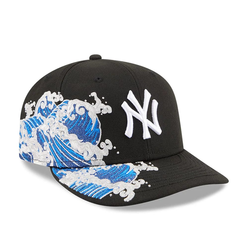 New York Yankees MLB Vissurf Black 59FIFTY Fitted Cap-zelvios