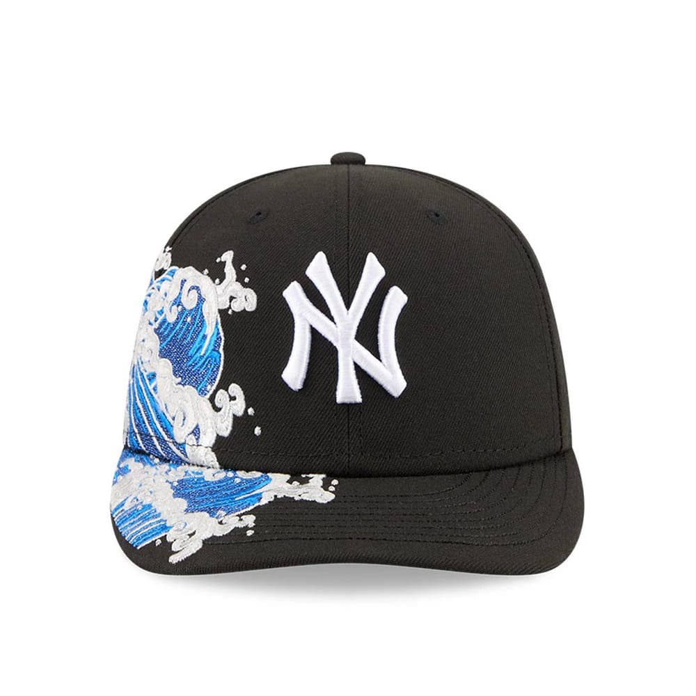 New York Yankees MLB Vissurf Black 59FIFTY Fitted Cap-zelvios