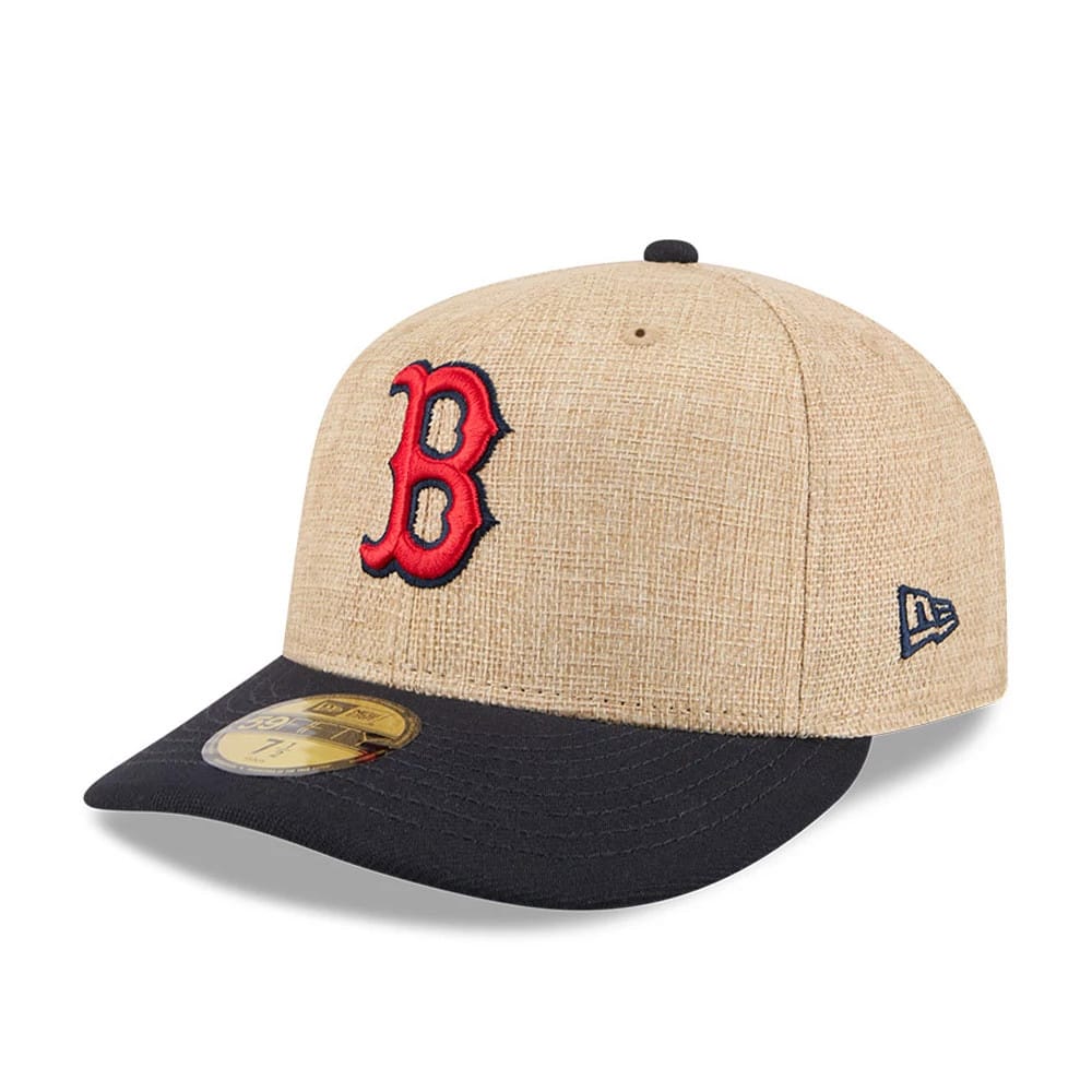 Boston Red Sox MLB Twine Beige 59FIFTY Fitted Cap-zelvios