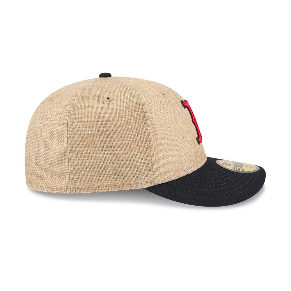 Boston Red Sox MLB Twine Beige 59FIFTY Fitted Cap-zelvios