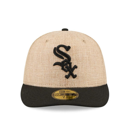 Chicago White Sox MLB Twine Beige 59FIFTY Fitted Cap-kentox