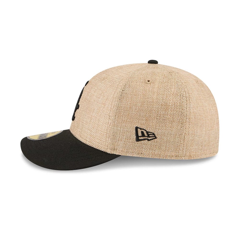 Chicago White Sox MLB Twine Beige 59FIFTY Fitted Cap-kentox
