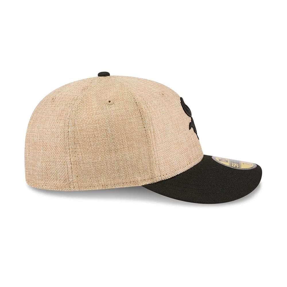 Chicago White Sox MLB Twine Beige 59FIFTY Fitted Cap-kentox