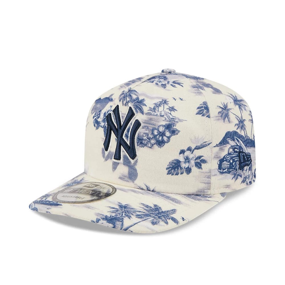 New York Yankees MLB Tropics Navy 19TWENTY Adjustable Cap-zelvios