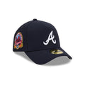 Atlanta Braves MLB Team Side Navy 59FORTY A-Frame Fitted Cap-zelvios