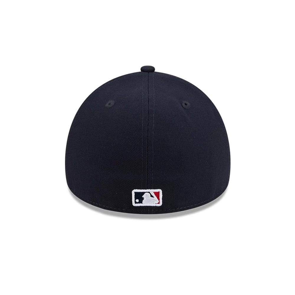 Atlanta Braves MLB Team Side Navy 59FORTY A-Frame Fitted Cap-zelvios