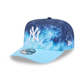 Yankees MLB Deep Water Pastel Blue 9FIFTY A-Frame Snapback Adjustable Cap-zelvios