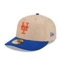New York Mets MLB Twine Blue 59FIFTY Fitted Cap-zelvios