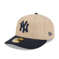 New York Yankees MLB Twine Navy 59FIFTY Fitted Cap-zelvios