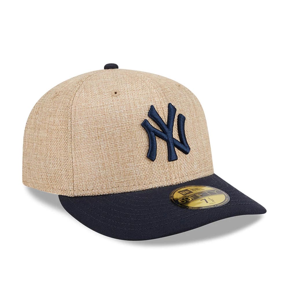 New York Yankees MLB Twine Navy 59FIFTY Fitted Cap-zelvios
