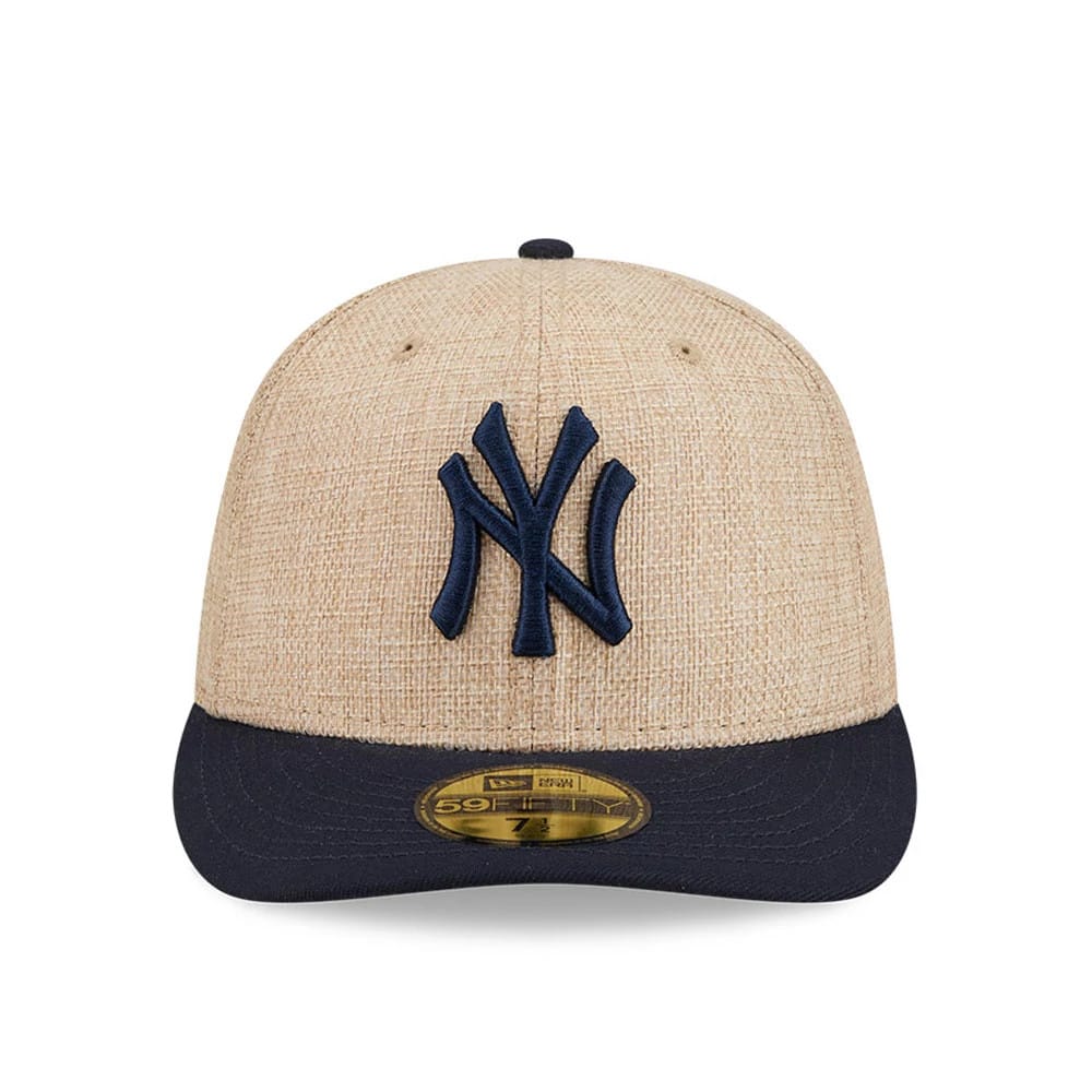 New York Yankees MLB Twine Navy 59FIFTY Fitted Cap-zelvios