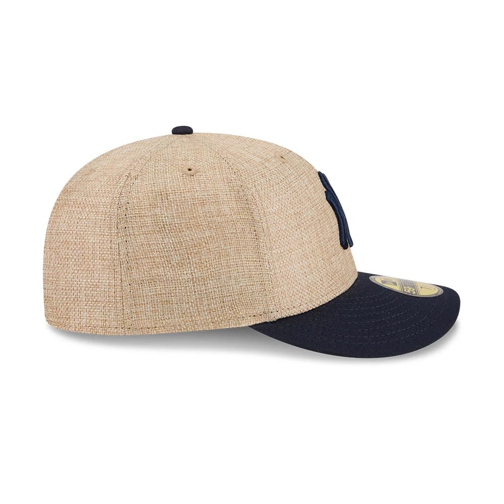 New York Yankees MLB Twine Navy 59FIFTY Fitted Cap-zelvios