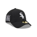 Chicago White Sox MLB Team Side Black 59FORTY A-Frame Fitted Cap-kentox