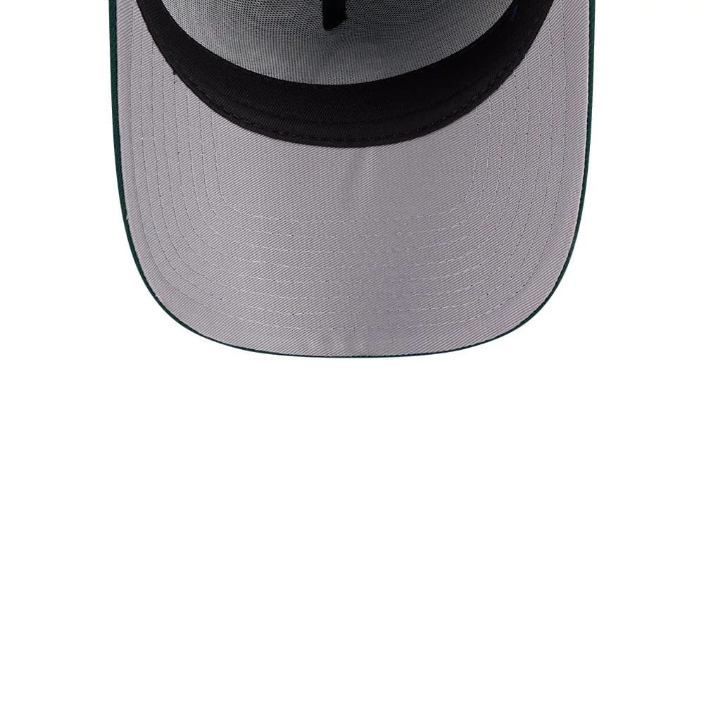 Athletics MLB Team Side Green 59FORTY A-Frame Fitted Cap-zelvios