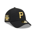 Pittsburgh Pirates MLB Team Side Black 59FORTY A-Frame Fitted Cap-zelvios