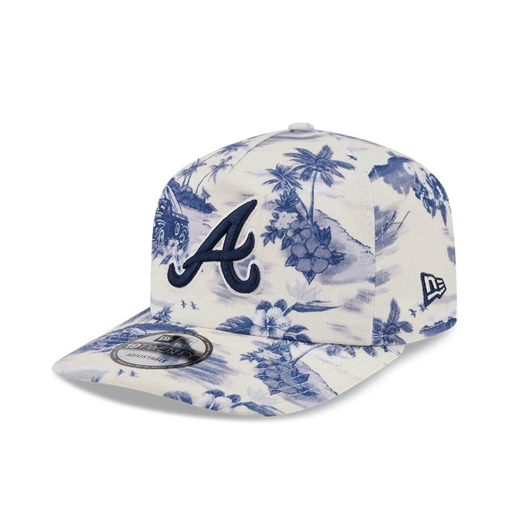 Atlanta Braves MLB Tropics Navy 19TWENTY Adjustable Cap-zelvios