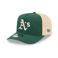 Athletics MLB Grained Dark Green 9FIFTY A-Frame Snapback Adjustable Cap-zelvios