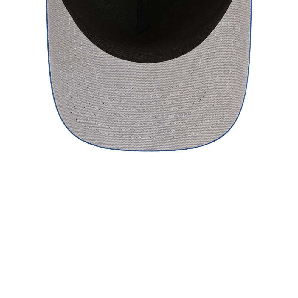 New York Mets MLB Grained Blue 9FIFTY A-Frame Snapback Adjustable Cap-zelvios