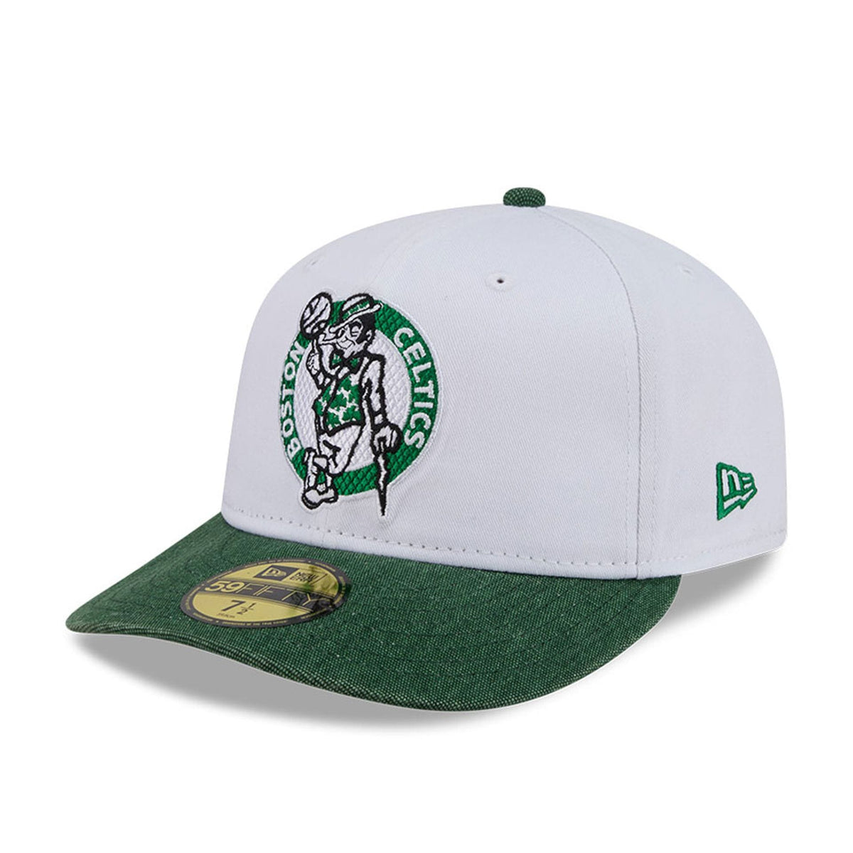 Boston Celtics NBA Hardwood Classic White 59FIFTY Fitted Cap-zelvios