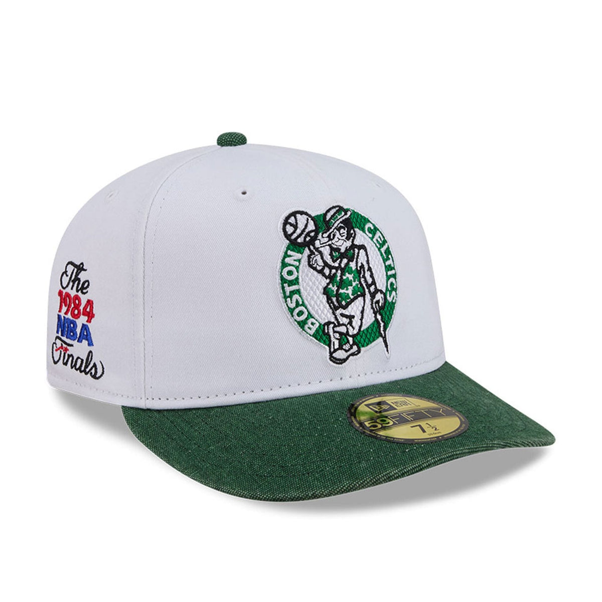 Boston Celtics NBA Hardwood Classic White 59FIFTY Fitted Cap-zelvios