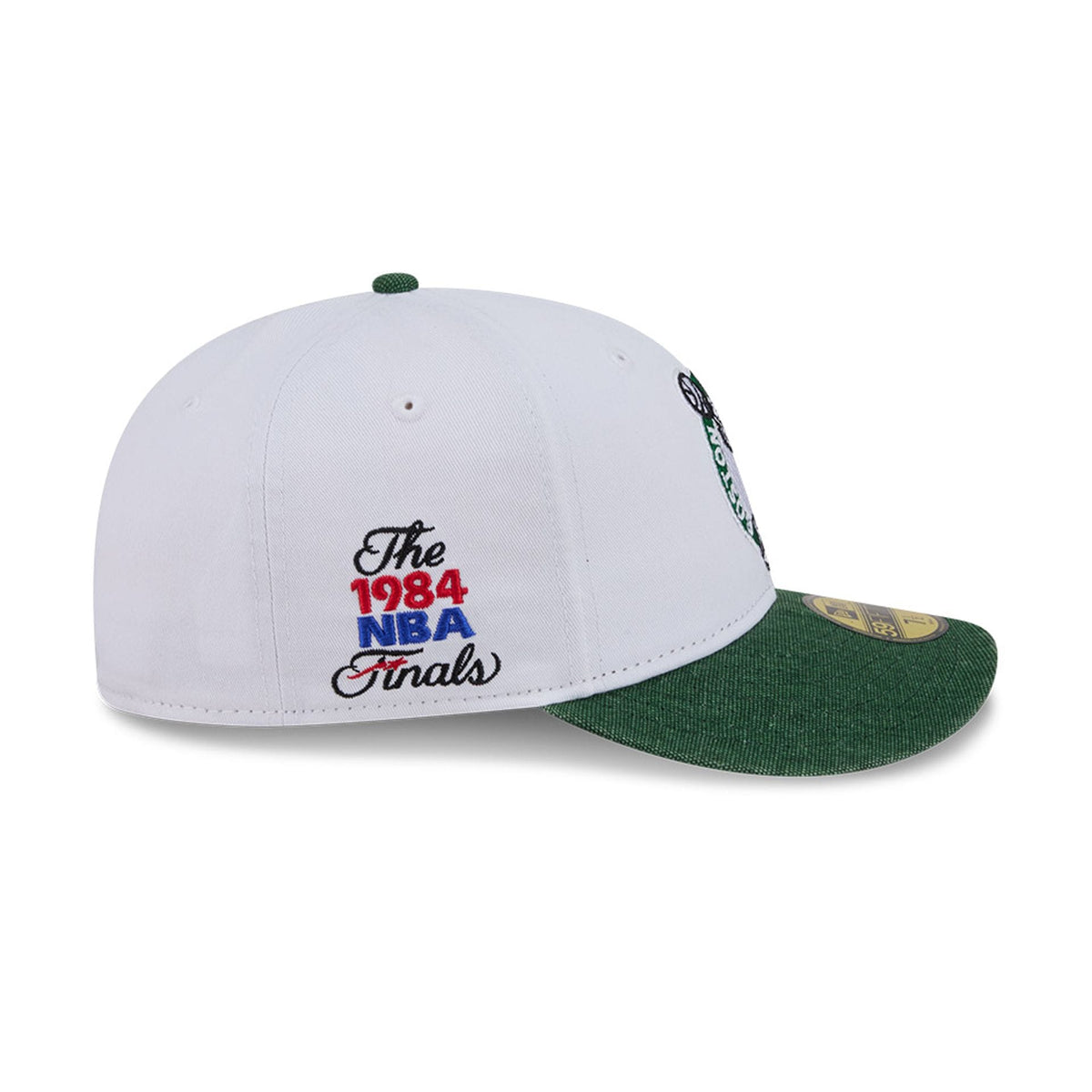 Boston Celtics NBA Hardwood Classic White 59FIFTY Fitted Cap-zelvios