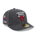 Bulls NBA Hardwood Classic Black 59FIFTY Fitted Cap-zelvios