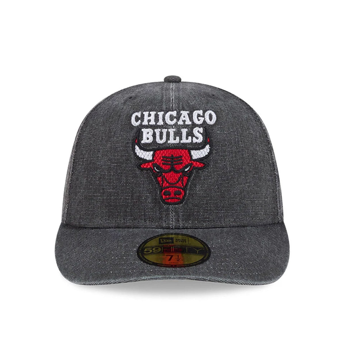 Bulls NBA Hardwood Classic Black 59FIFTY Fitted Cap-zelvios