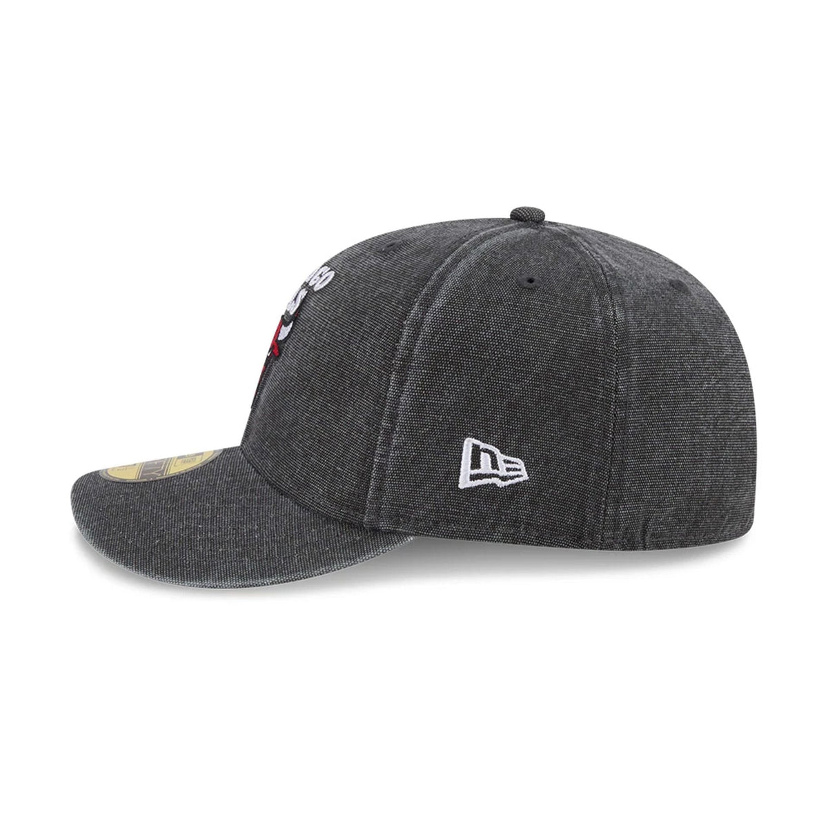 Bulls NBA Hardwood Classic Black 59FIFTY Fitted Cap-zelvios
