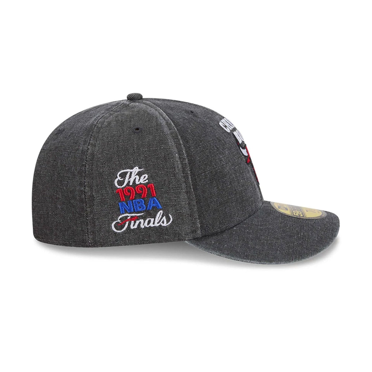 Bulls NBA Hardwood Classic Black 59FIFTY Fitted Cap-zelvios
