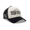New Era Old English White 9FORTY A-Frame Cap-zelvios