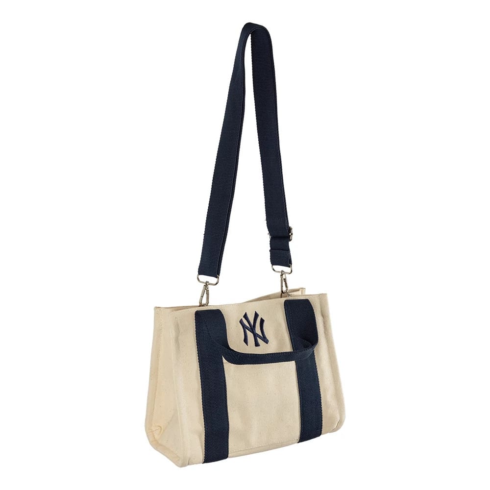 New York Yankees MLB Light Beige Tote Bag-zelvios