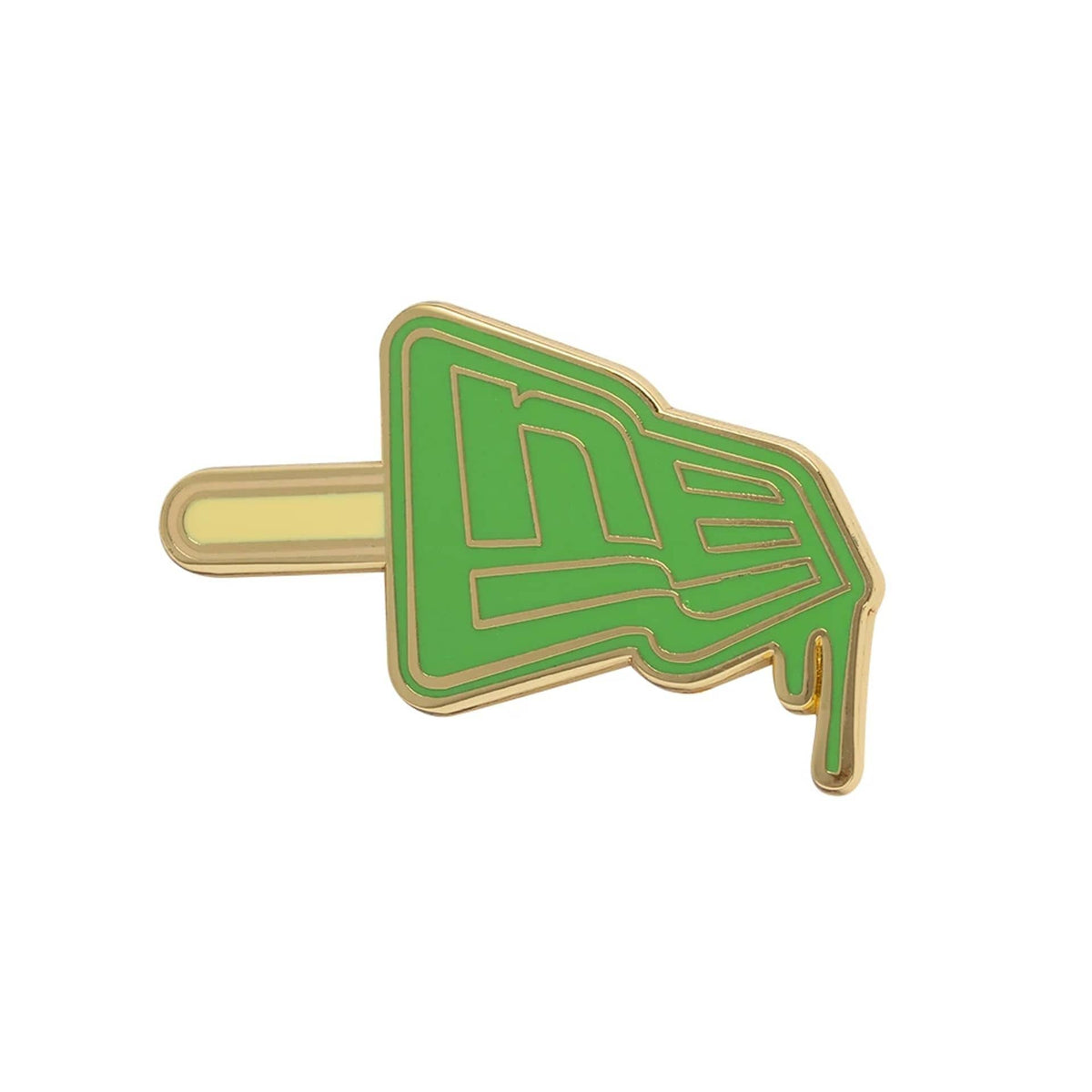 New Era Lolly Open Green Pin Badge-zelvios