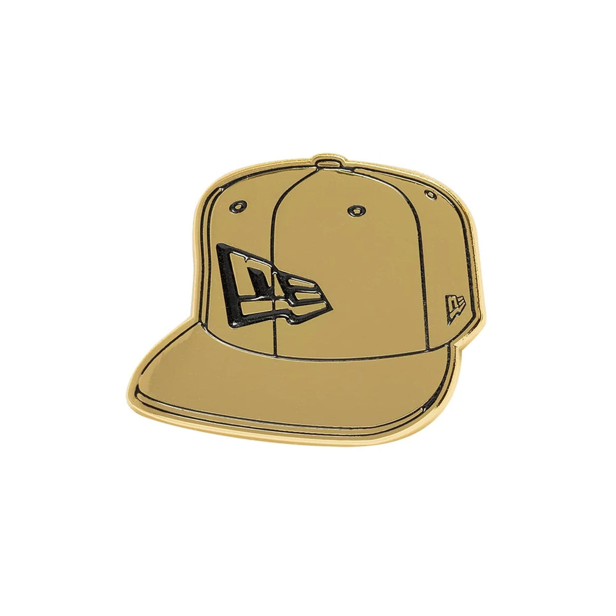 New Era 59FIFTY Fitted Gold Pin Badge-zelvios
