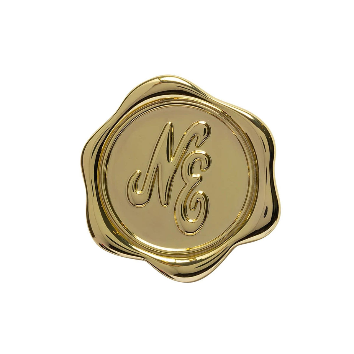 New Era Stamp Gold Pin Badge-zelvios