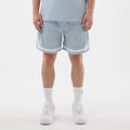 New Era Mesh Pastel Blue Oversized Shorts-zelvios