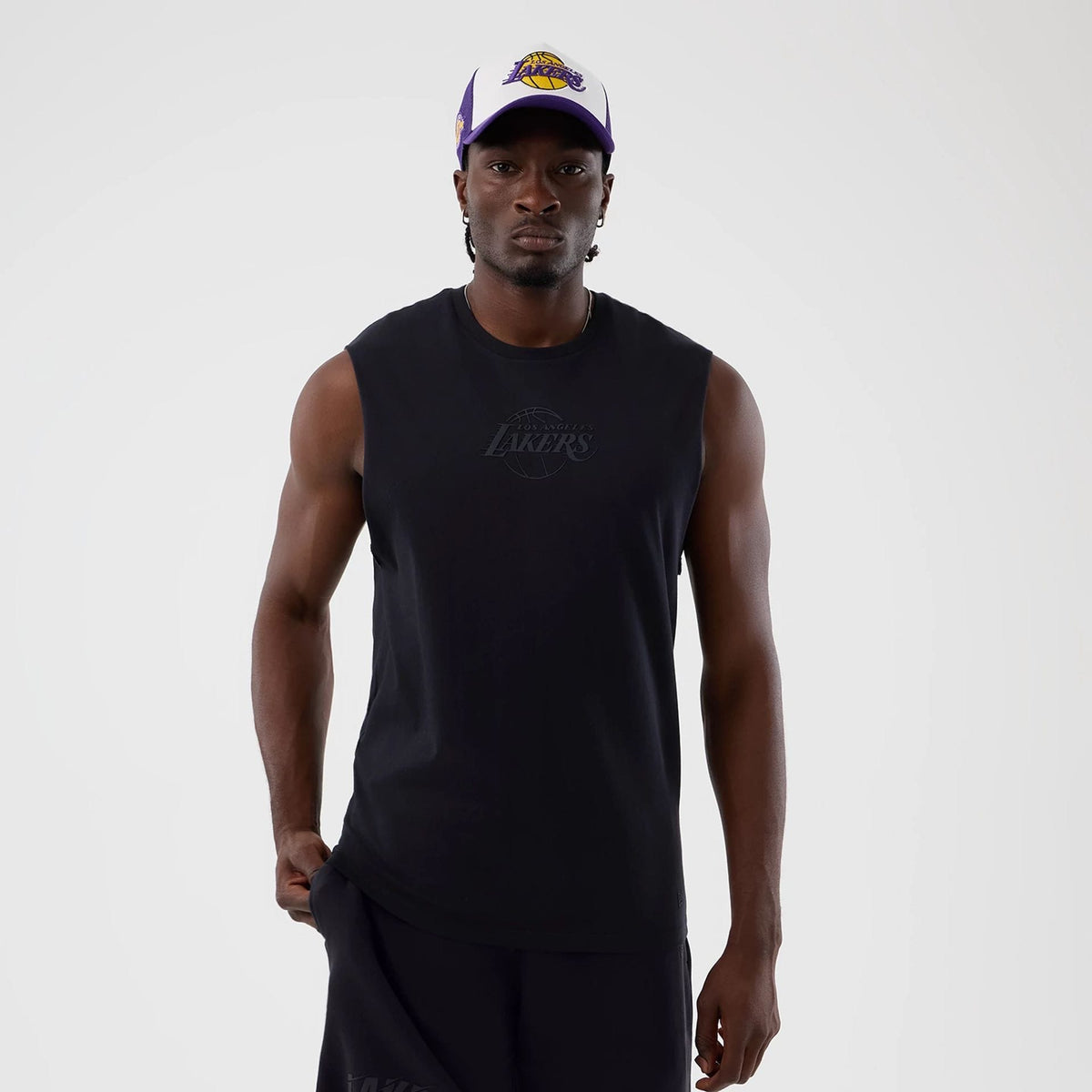 LA Lakers NBA Core Plus Navy Vest-zelvios
