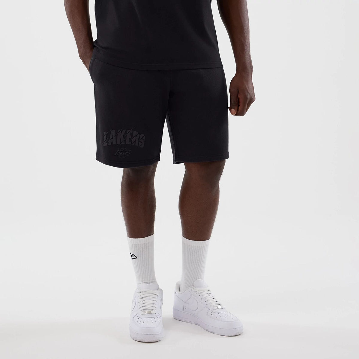 LA Lakers NBA Core Plus Navy Shorts-zelvios