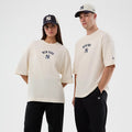 New York Yankees MLB Waffle Open White T-Shirt-zelvios