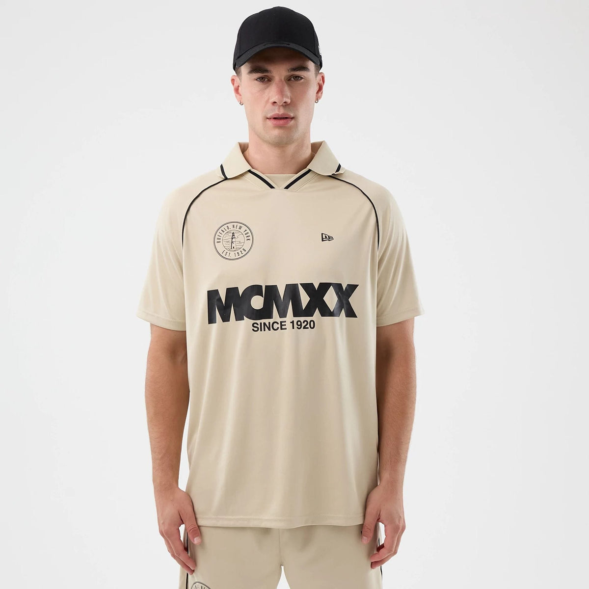 New Era Football Light Beige T-Shirt-zelvios