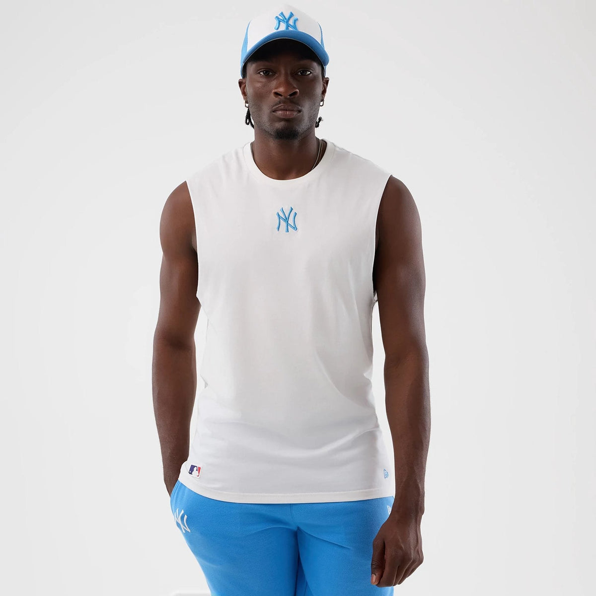 New York Yankees MLB League Essential White Vest-zelvios