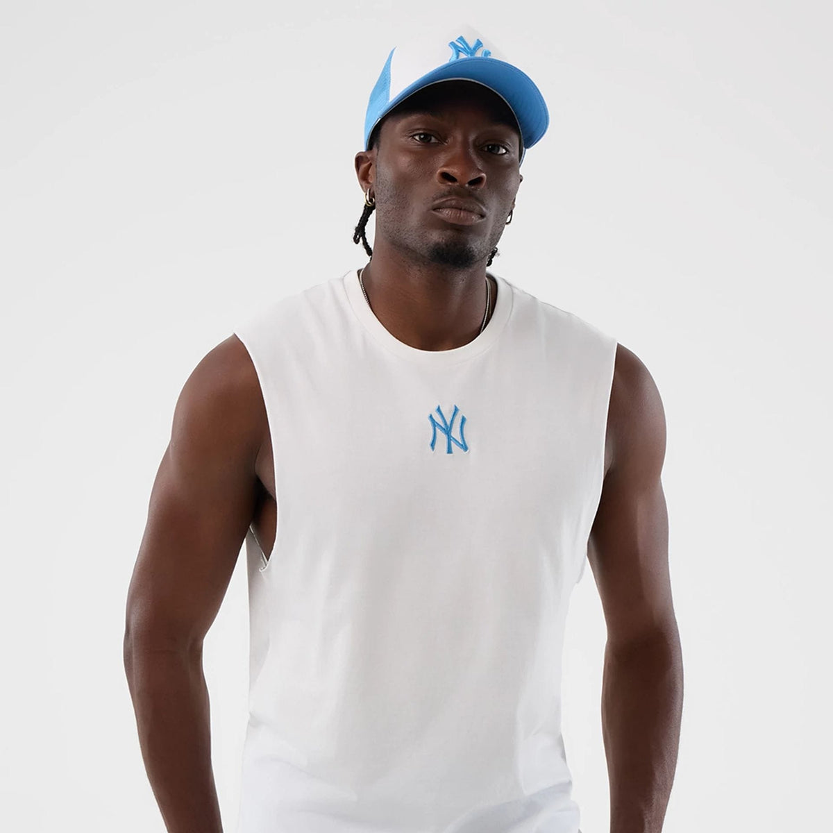 New York Yankees MLB League Essential White Vest-zelvios