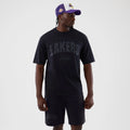 LA Lakers NBA Core Plus Navy Oversized T-Shirt-zelvios